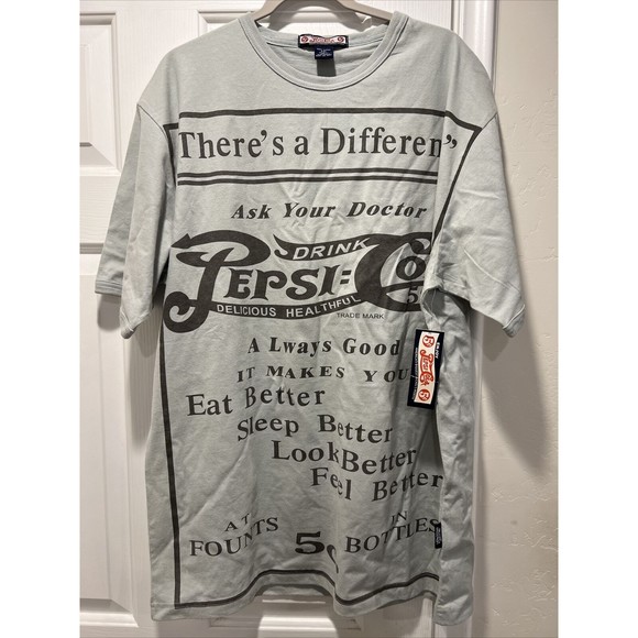 Check listing Other - ORIGINAL Pepsi Cola 5 Cents Brand Japanese Green XXL T-shirt *RARE* New With Tag